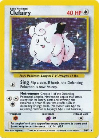 Clefairy (5/102) [Base Set Unlimited] | Arkham Games and Comics