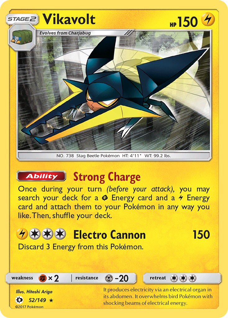 Vikavolt (52/149) [Sun & Moon: Base Set] | Arkham Games and Comics