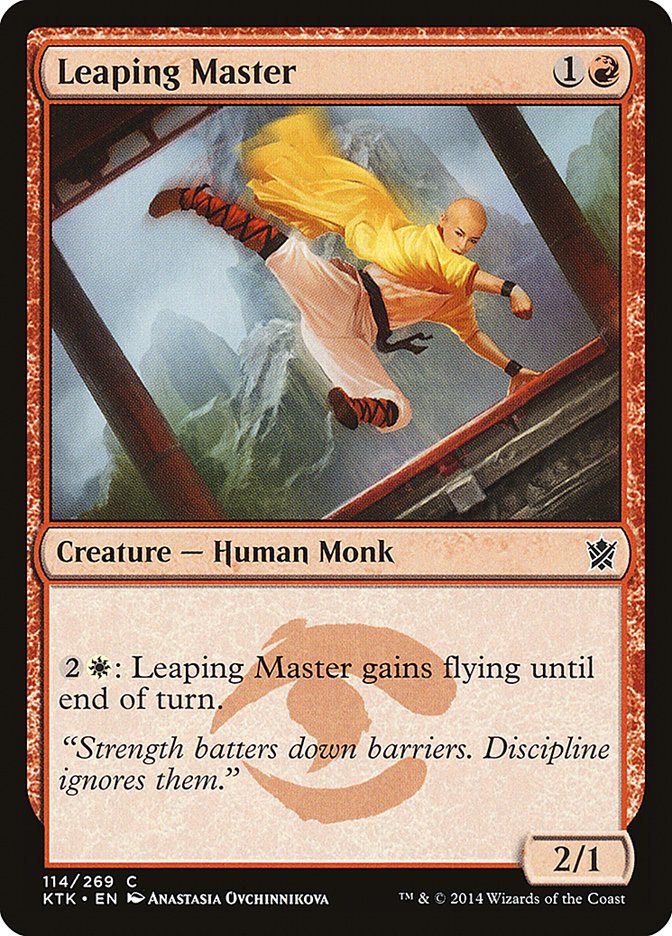 Leaping Master [Khans of Tarkir] | Arkham Games and Comics