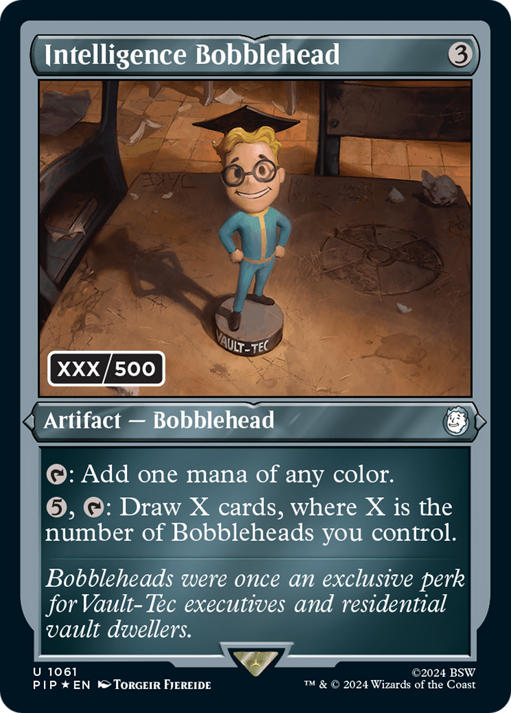 Intelligence Bobblehead (Serialized) [Fallout] | Arkham Games and Comics