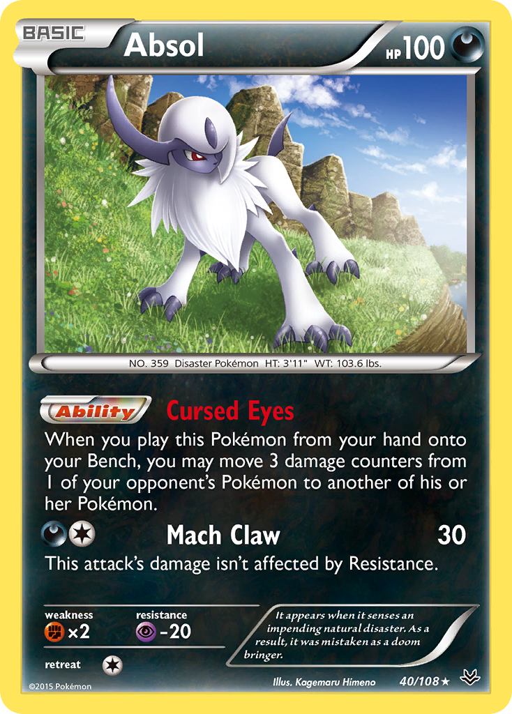 Absol (40/108) [XY: Roaring Skies] | Arkham Games and Comics