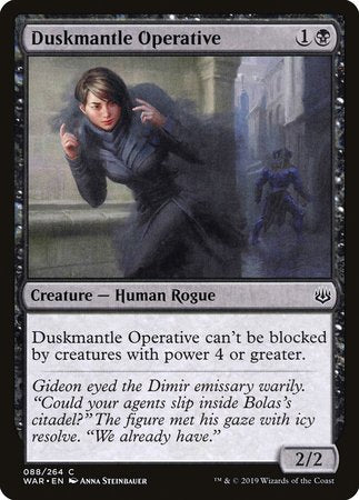 Duskmantle Operative [War of the Spark] | Arkham Games and Comics