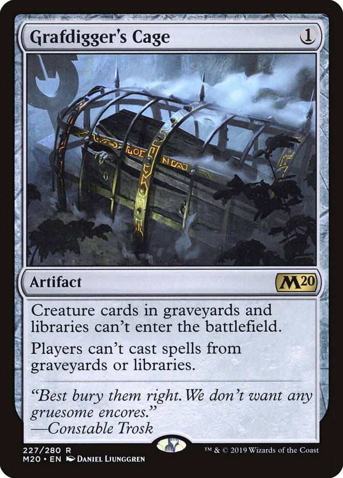 Grafdigger's Cage [Core Set 2020] | Arkham Games and Comics