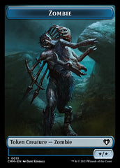 Human Soldier // Zombie (0013) Double-Sided Token [Commander Masters Tokens] | Arkham Games and Comics