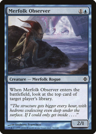 Merfolk Observer [Rise of the Eldrazi] | Arkham Games and Comics