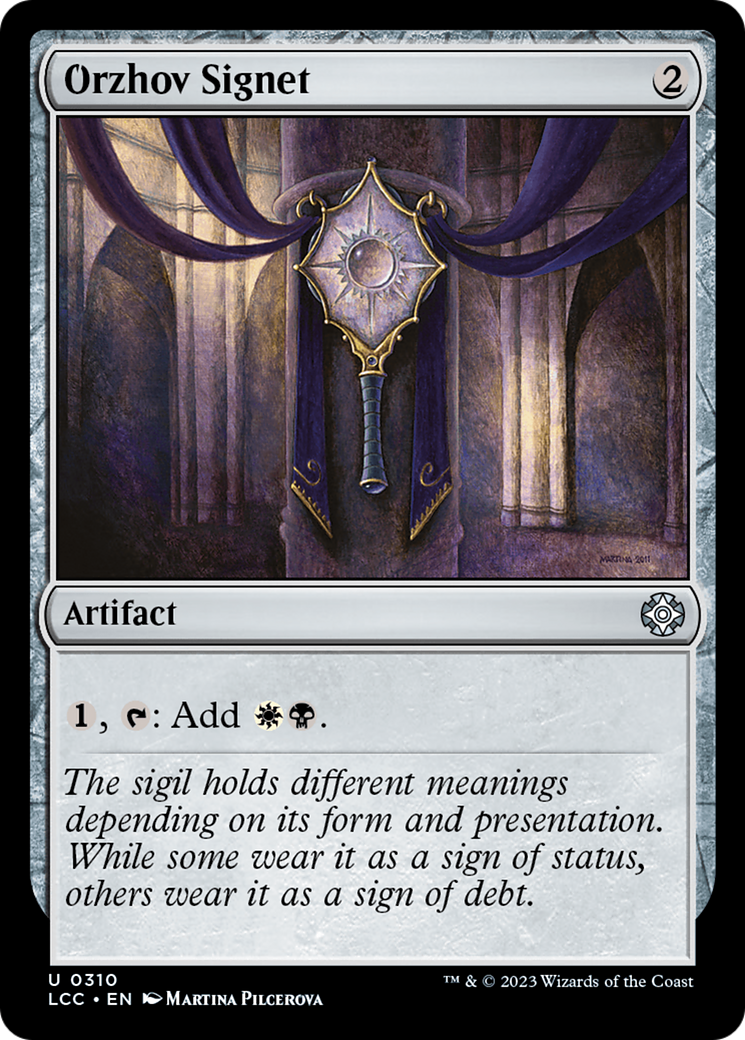 Orzhov Signet [The Lost Caverns of Ixalan Commander] | Arkham Games and Comics