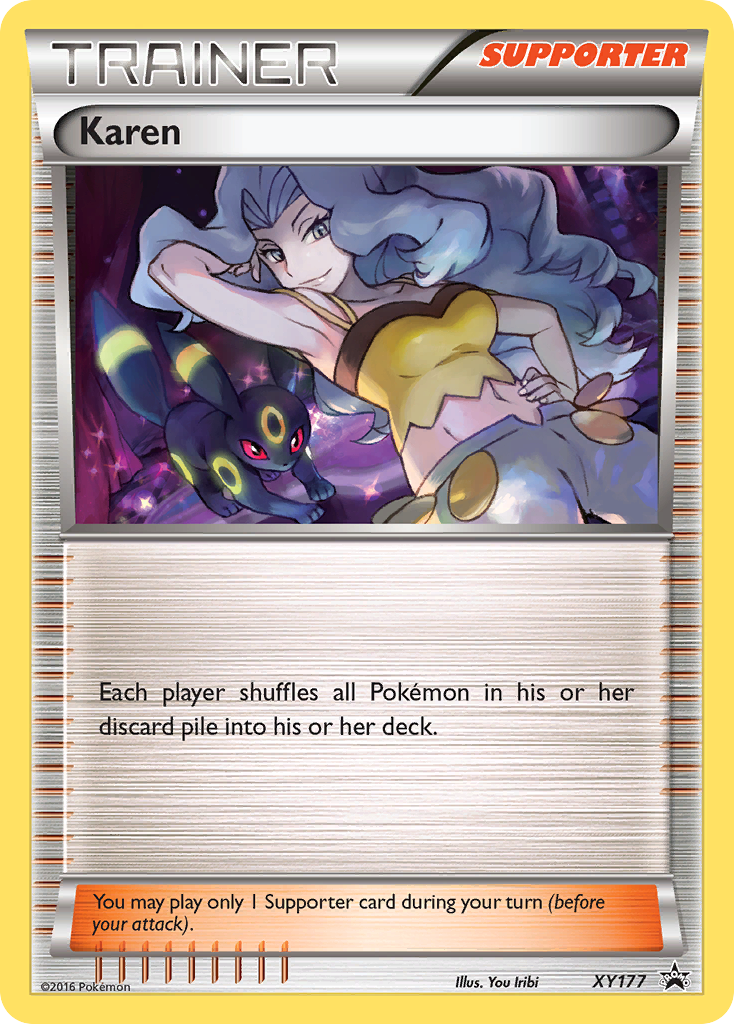 Karen (XY177) [XY: Black Star Promos] | Arkham Games and Comics