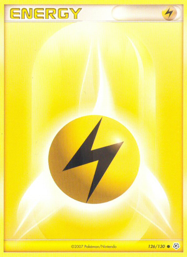 Lightning Energy (126/130) [Diamond & Pearl: Base Set] | Arkham Games and Comics