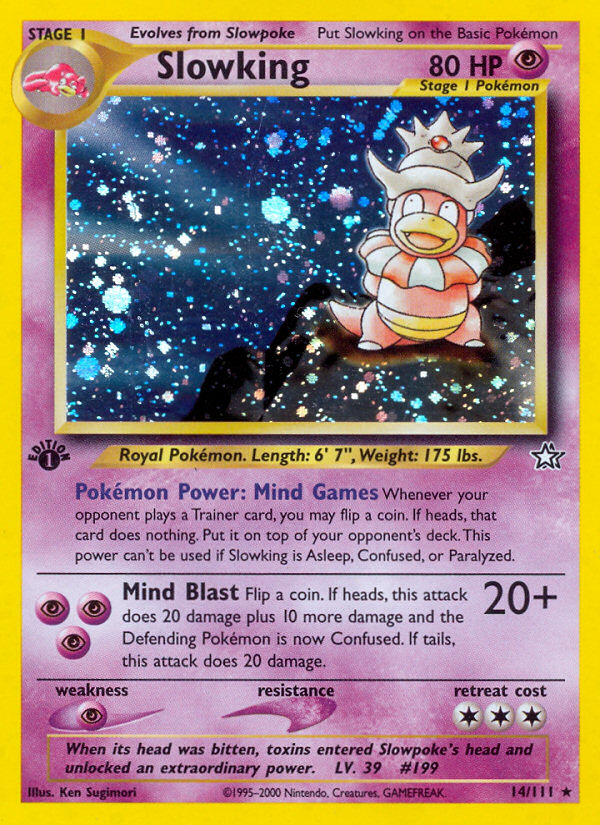 Slowking (14/111) [Neo Genesis 1st Edition] | Arkham Games and Comics