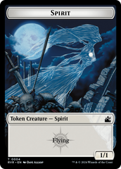 Saproling // Spirit (0004) Double-Sided Token [Ravnica Remastered Tokens] | Arkham Games and Comics