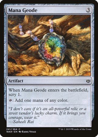 Mana Geode [War of the Spark] | Arkham Games and Comics