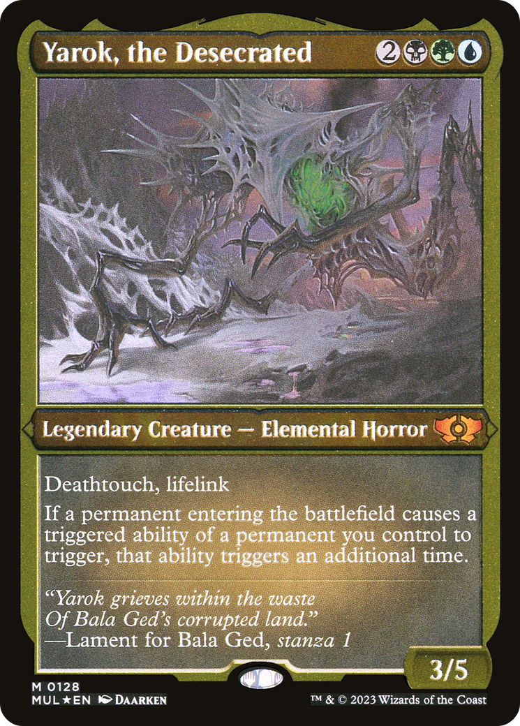 Yarok, the Desecrated (Foil Etched) [Multiverse Legends] | Arkham Games and Comics