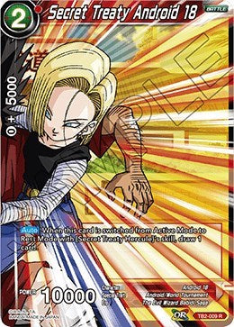 Secret Treaty Android 18 [TB2-009] | Arkham Games and Comics