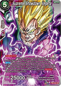 Supreme Showdown Vegeta [TB2-005] | Arkham Games and Comics