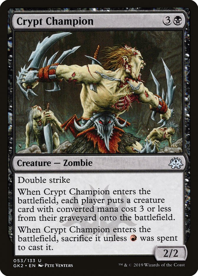 Crypt Champion [Ravnica Allegiance Guild Kit] | Arkham Games and Comics