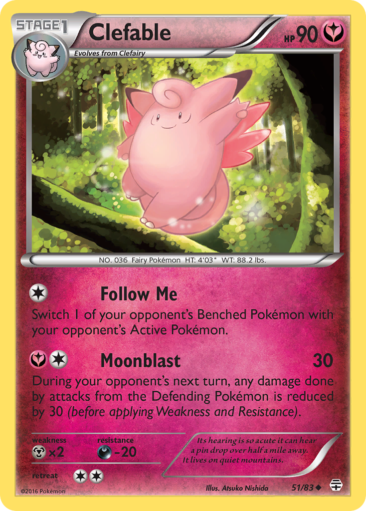 Clefable (51/83) [XY: Generations] | Arkham Games and Comics