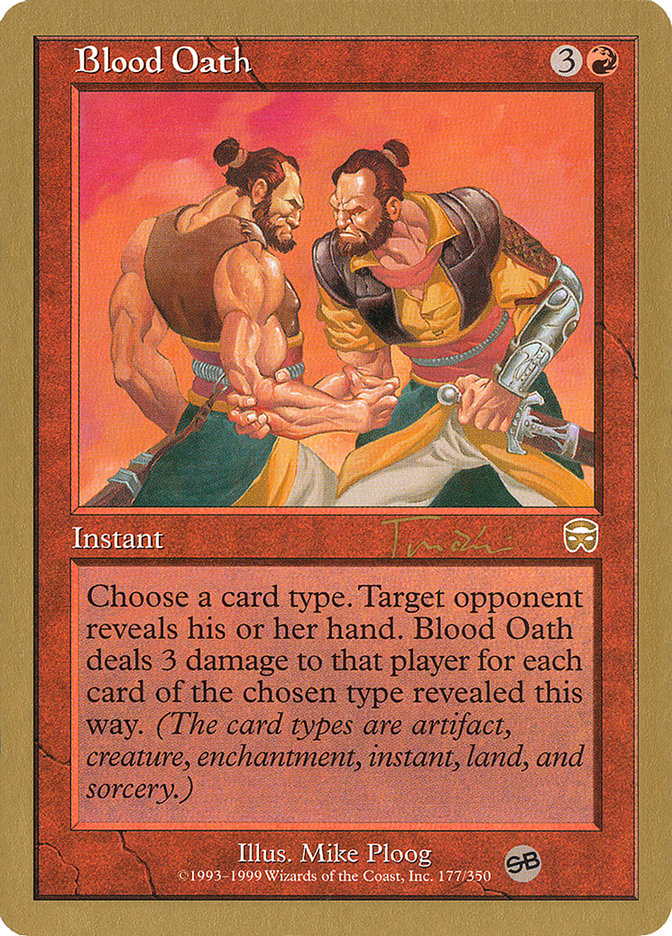 Blood Oath (Jan Tomcani) (SB) [World Championship Decks 2001] | Arkham Games and Comics