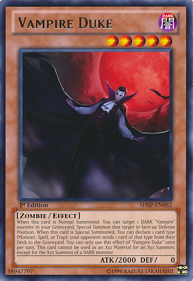 Vampire Duke [SHSP-EN082] Rare | Arkham Games and Comics