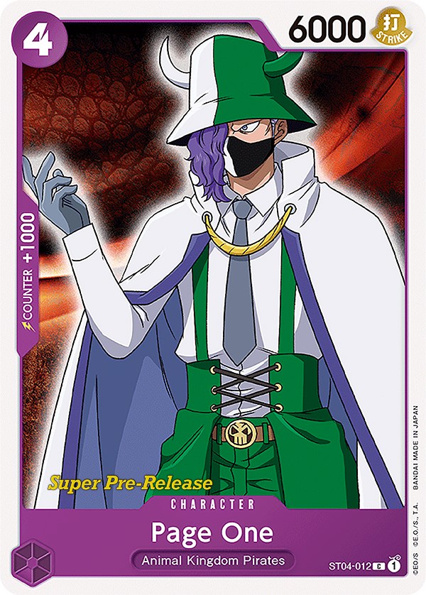 Page One [Super Pre-Release Starter Deck: Animal Kingdom Pirates] | Arkham Games and Comics