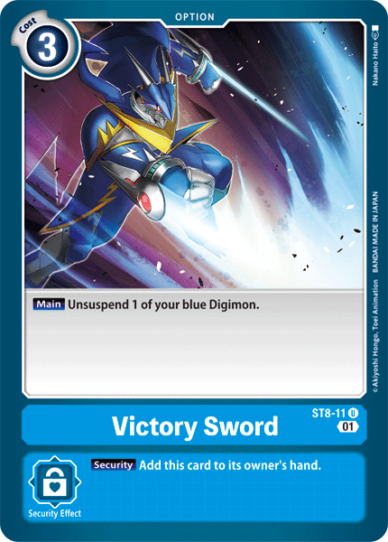 Victory Sword [ST8-11] [Starter Deck: Ulforce Veedramon] | Arkham Games and Comics