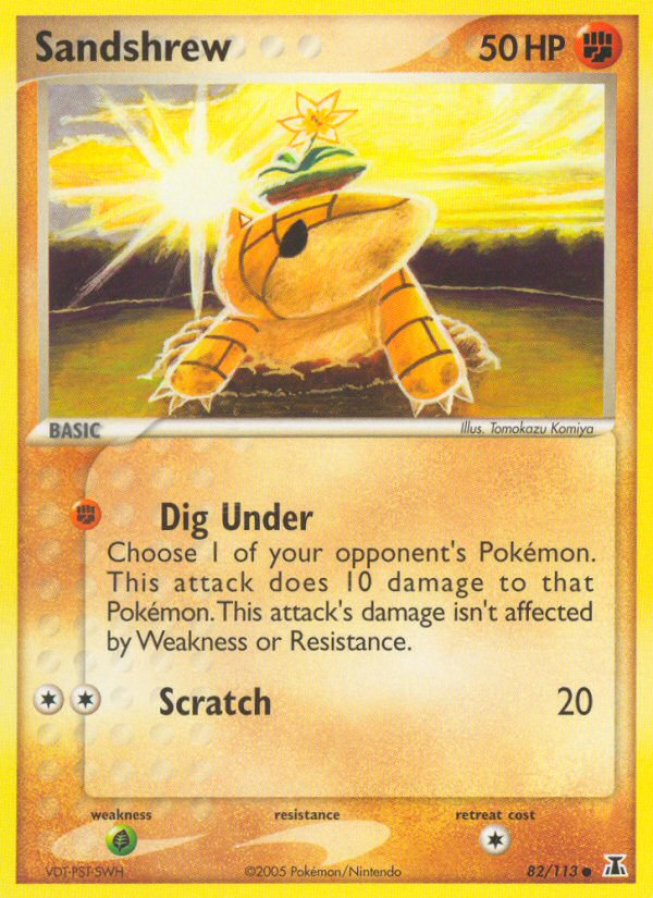 Sandshrew (82/113) [EX: Delta Species] | Arkham Games and Comics