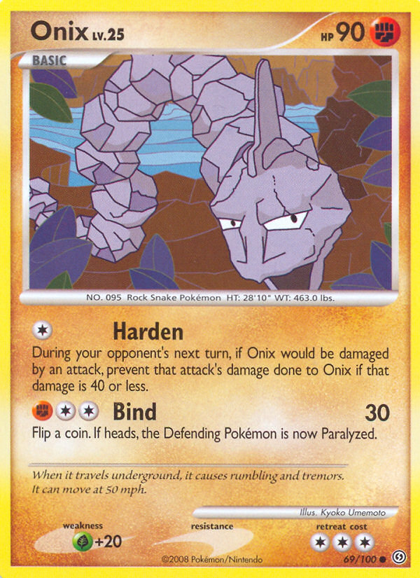 Onix (69/100) [Diamond & Pearl: Stormfront] | Arkham Games and Comics