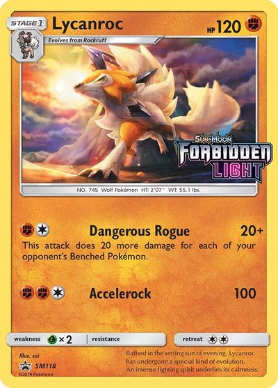 Lycanroc (SM118) (Prerelease Promo) [Sun & Moon: Black Star Promos] | Arkham Games and Comics