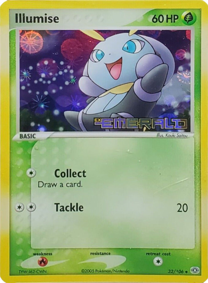 Illumise (32/106) (Stamped) [EX: Emerald] | Arkham Games and Comics