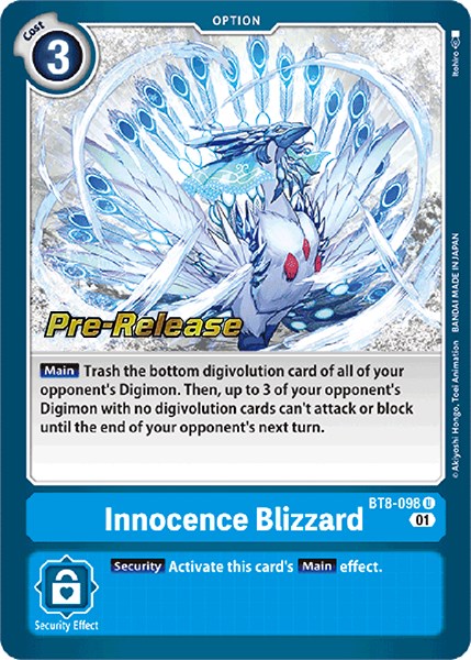 Innocence Blizzard [BT8-098] [New Awakening Pre-Release Cards] | Arkham Games and Comics