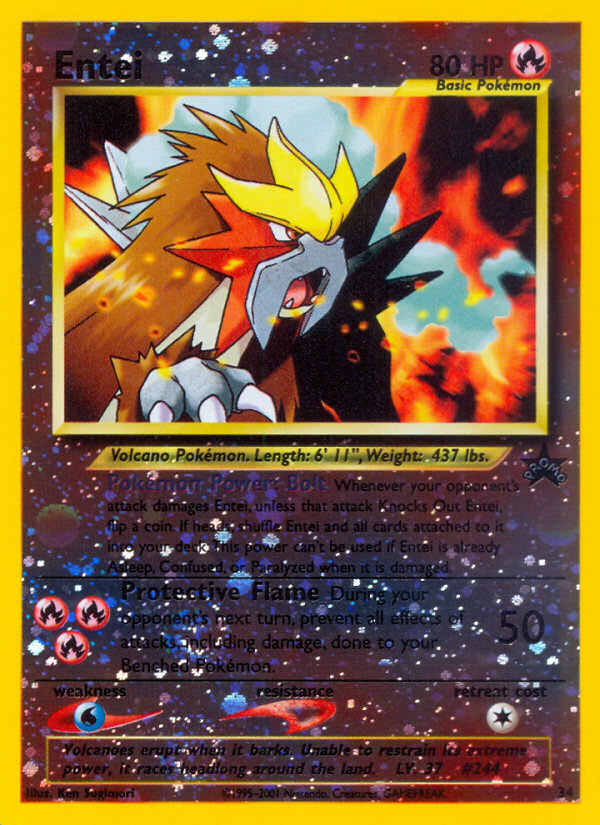 Entei (34) [Wizards of the Coast: Black Star Promos] | Arkham Games and Comics