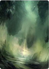 Swamp 1 Art Card [Zendikar Rising Art Series] | Arkham Games and Comics