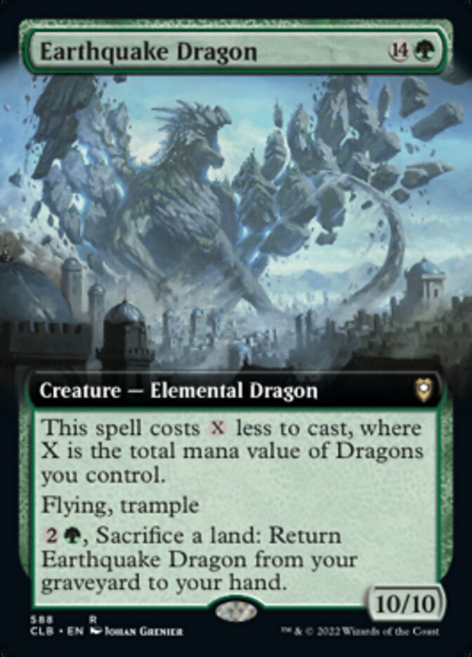 Earthquake Dragon (Extended Art) [Commander Legends: Battle for Baldur's Gate] | Arkham Games and Comics