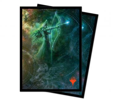 Theros Beyond Death Alt Art Nylea, Keen-Eyed Standard Deck Protector sleeves 100ct for Magic: The Gathering | Arkham Games and Comics