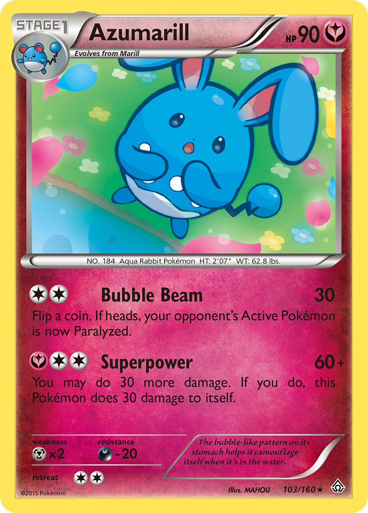 Azumarill (103/160) [XY: Primal Clash] | Arkham Games and Comics