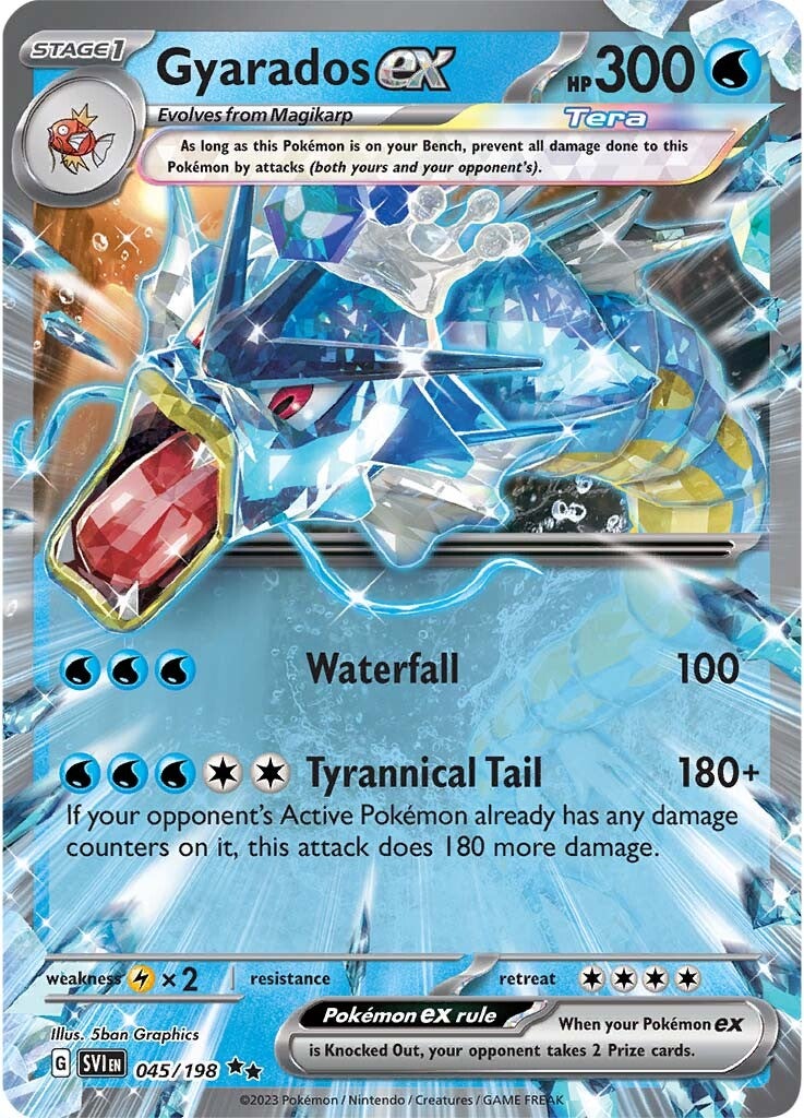 Gyarados ex (045/198) [Scarlet & Violet: Base Set] | Arkham Games and Comics