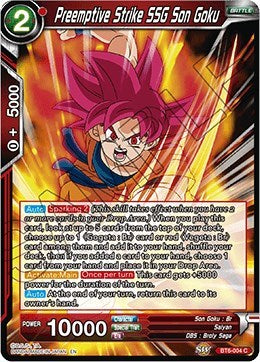 Preemptive Strike SSG Son Goku [BT6-004] | Arkham Games and Comics