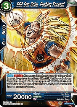 SS3 Son Goku, Pushing Forward [BT6-029] | Arkham Games and Comics