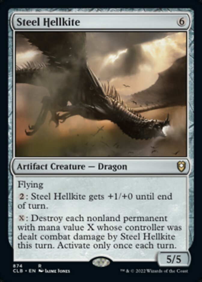 Steel Hellkite [Commander Legends: Battle for Baldur's Gate] | Arkham Games and Comics