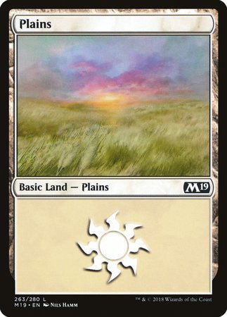 Plains (263) [Core Set 2019] | Arkham Games and Comics