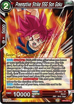 Preemptive Strike SSG Son Goku (Destroyer Kings) [BT6-004_PR] | Arkham Games and Comics