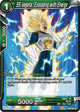 SS Vegeta, Exploding with Energy (Destroyer Kings) [BT6-056_PR] | Arkham Games and Comics