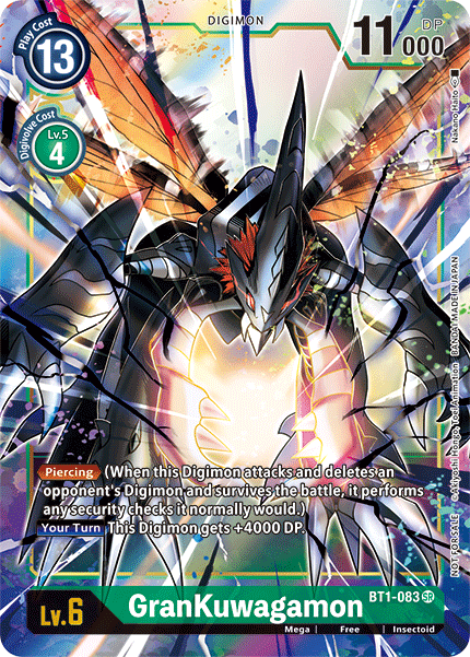 GranKuwagamon [BT1-083] (Alternate Art) [Release Special Booster Ver.1.5] | Arkham Games and Comics