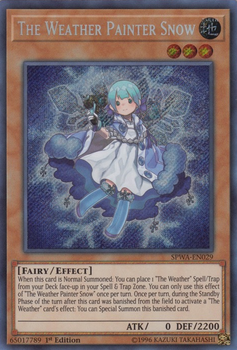 The Weather Painter Snow [SPWA-EN029] Secret Rare | Arkham Games and Comics
