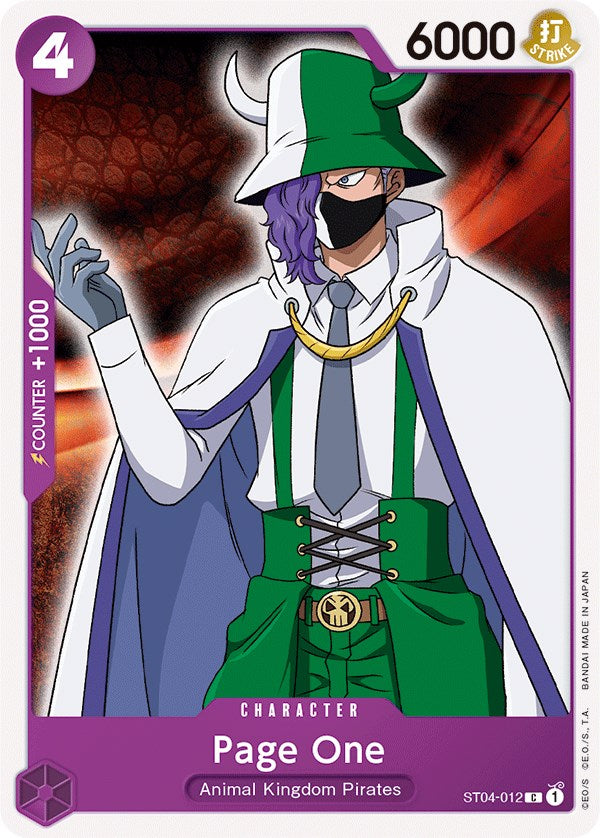 Page One [Starter Deck: Animal Kingdom Pirates] | Arkham Games and Comics