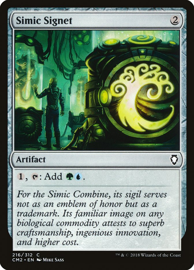 Simic Signet (216/312) [Commander Anthology Volume II] | Arkham Games and Comics