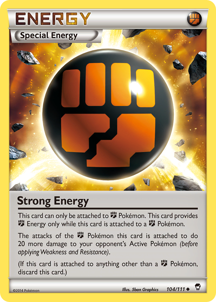 Strong Energy (104/111) [XY: Furious Fists] | Arkham Games and Comics