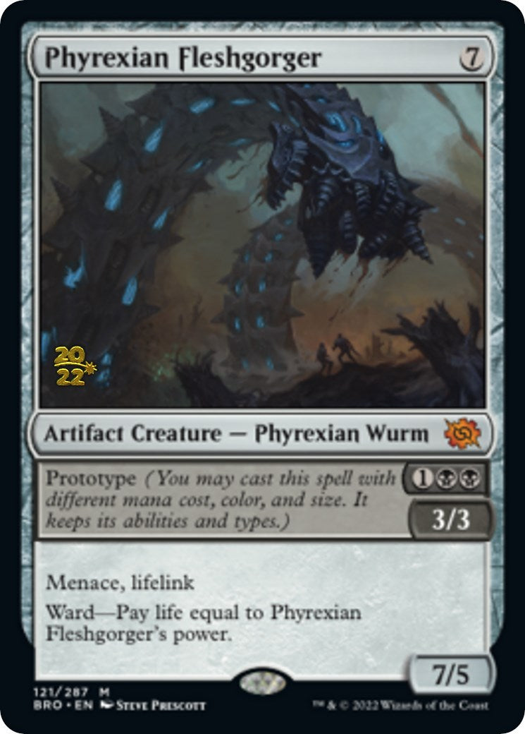 Phyrexian Fleshgorger [The Brothers' War: Prerelease Promos] | Arkham Games and Comics