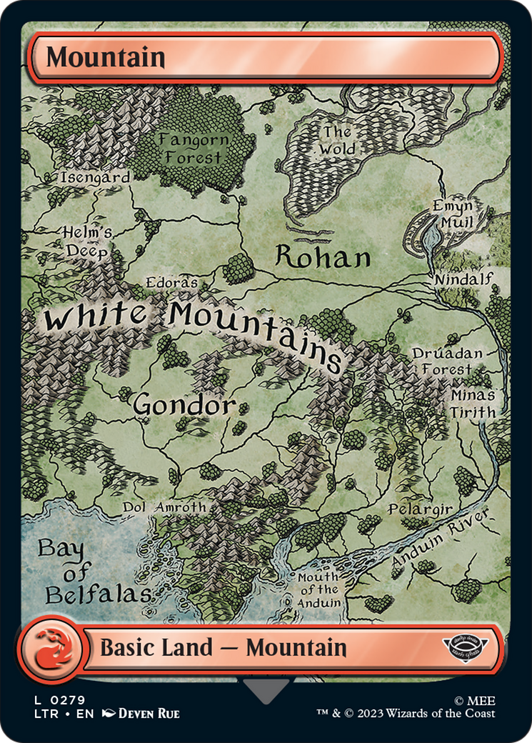 Mountain (279) [The Lord of the Rings: Tales of Middle-Earth] | Arkham Games and Comics