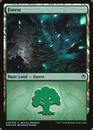 Forest - Golgari (A06) [GRN Ravnica Weekend] | Arkham Games and Comics