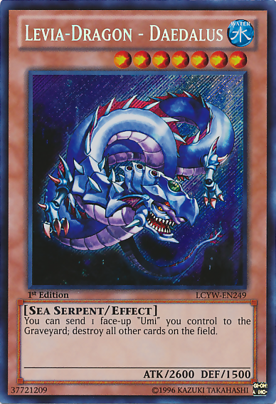 Levia-Dragon - Daedalus [LCYW-EN249] Secret Rare | Arkham Games and Comics